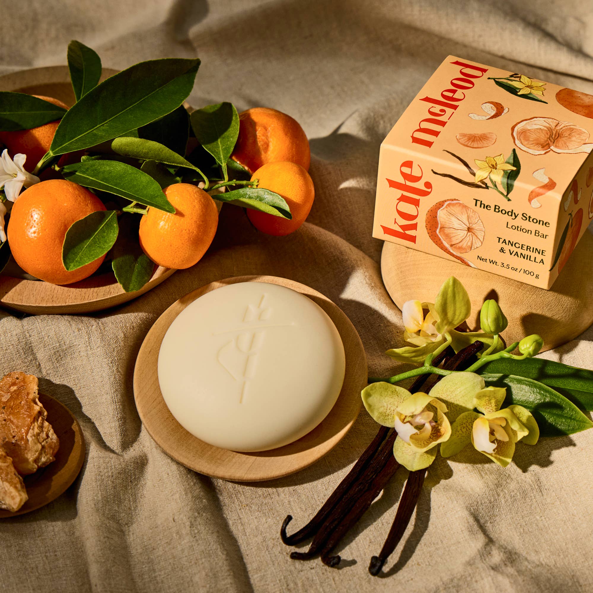 Tangerine & Vanilla - Lotion Bar - Box Turtle