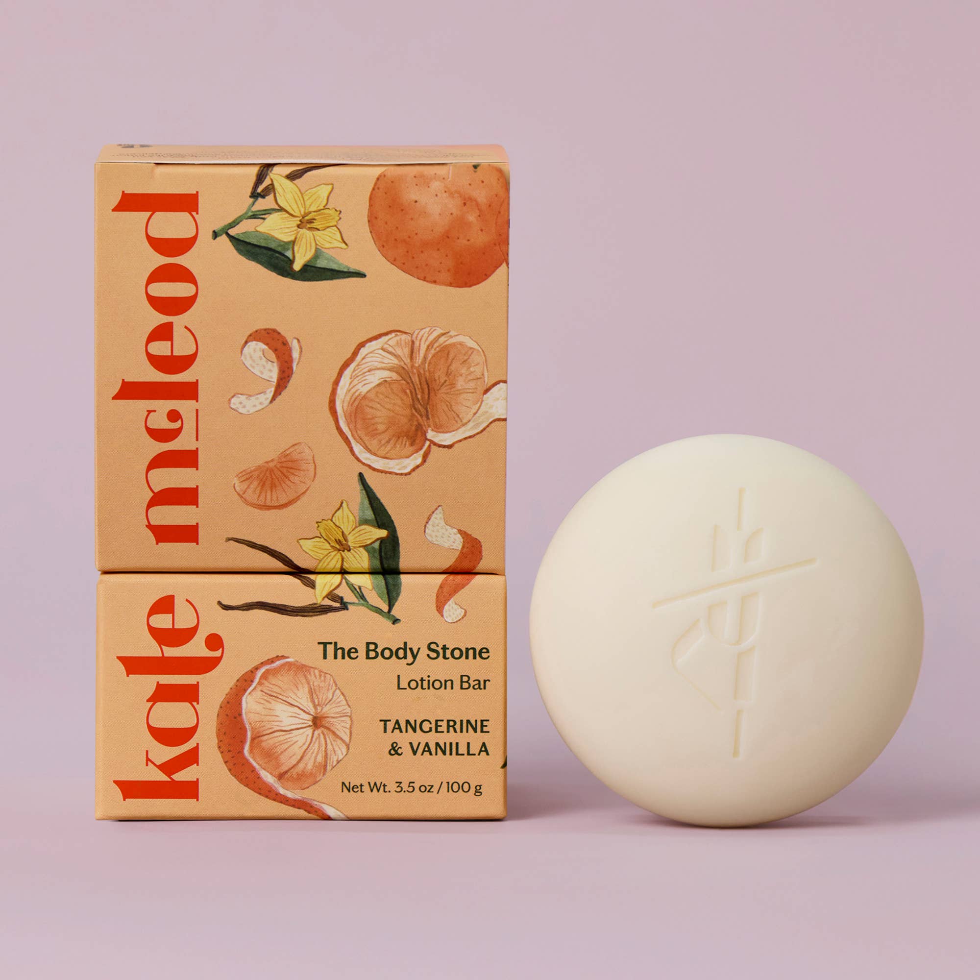 Tangerine & Vanilla - Lotion Bar - Box Turtle