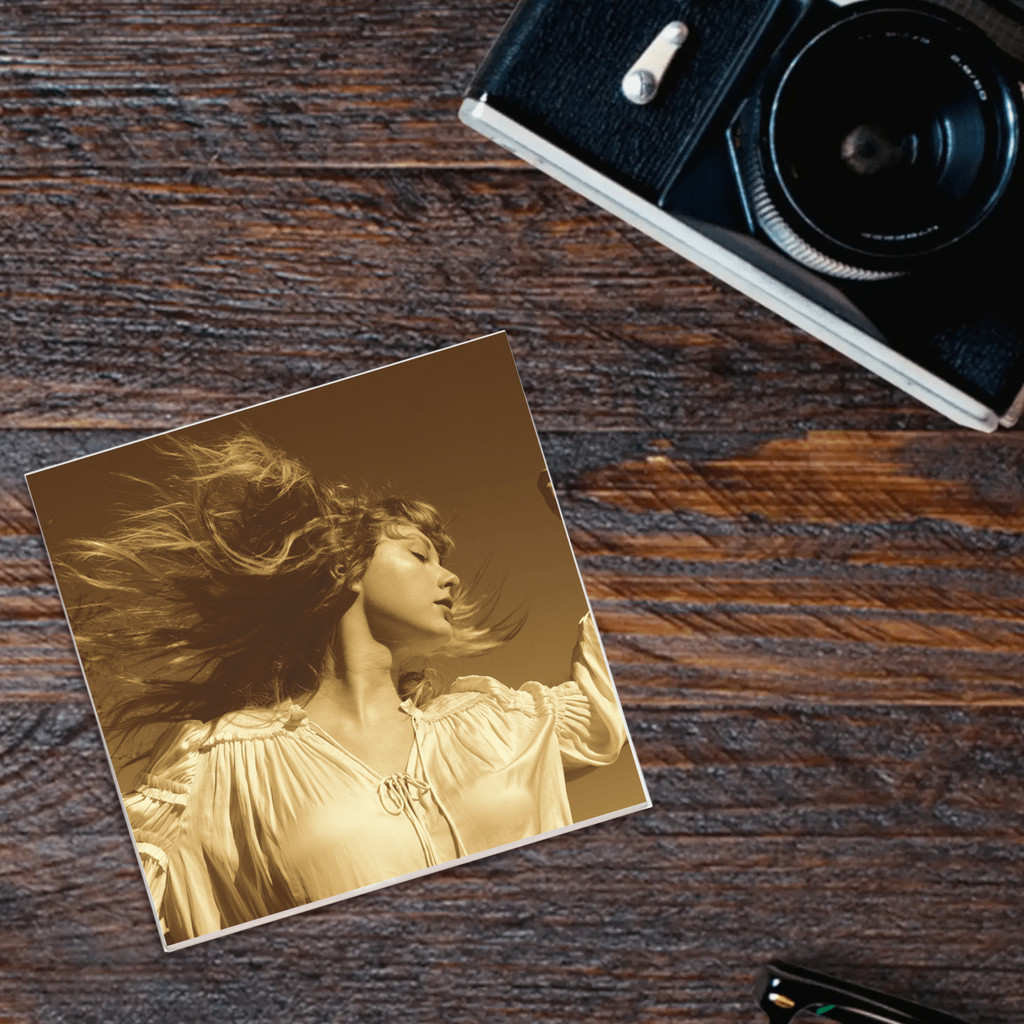 Taylor Swift Fearless (Taylor's Version) Album Coaster - Box Turtle