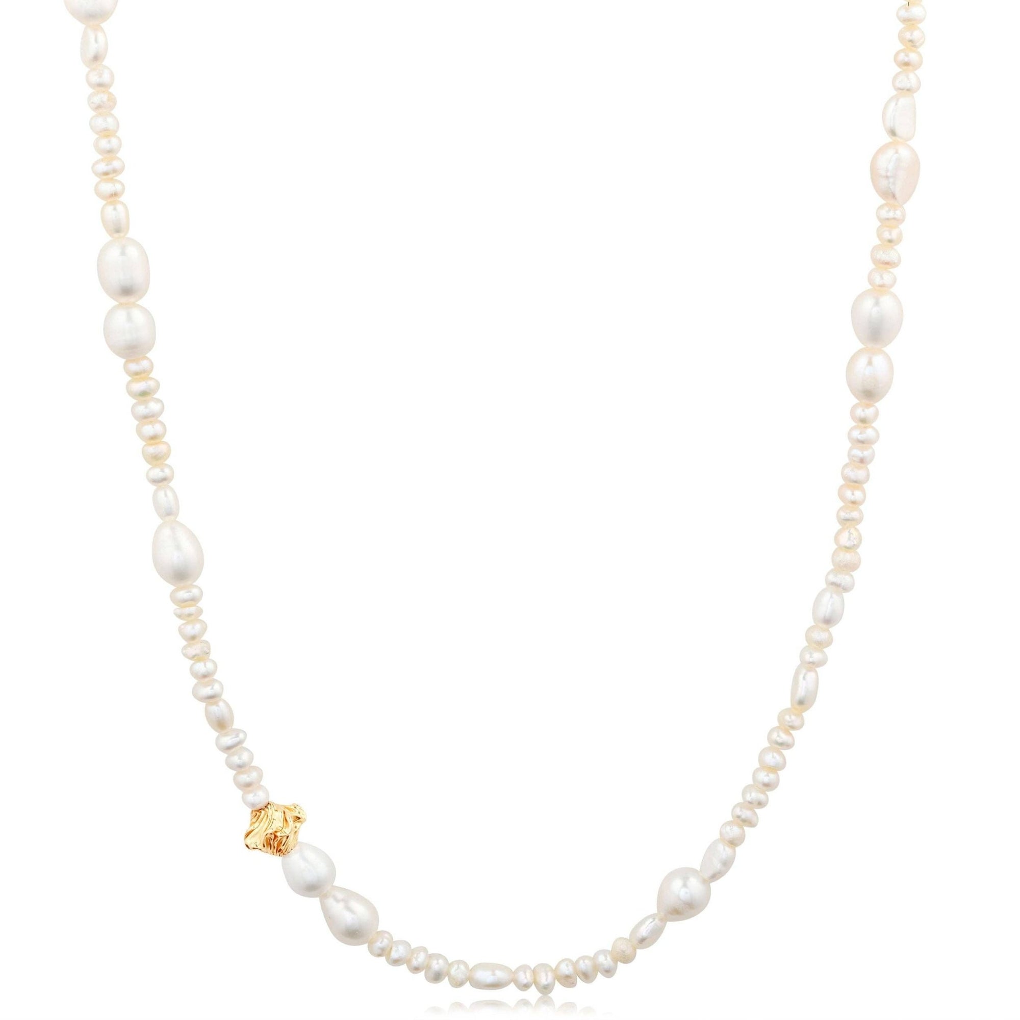 Tegan Pearl Necklace - Box Turtle