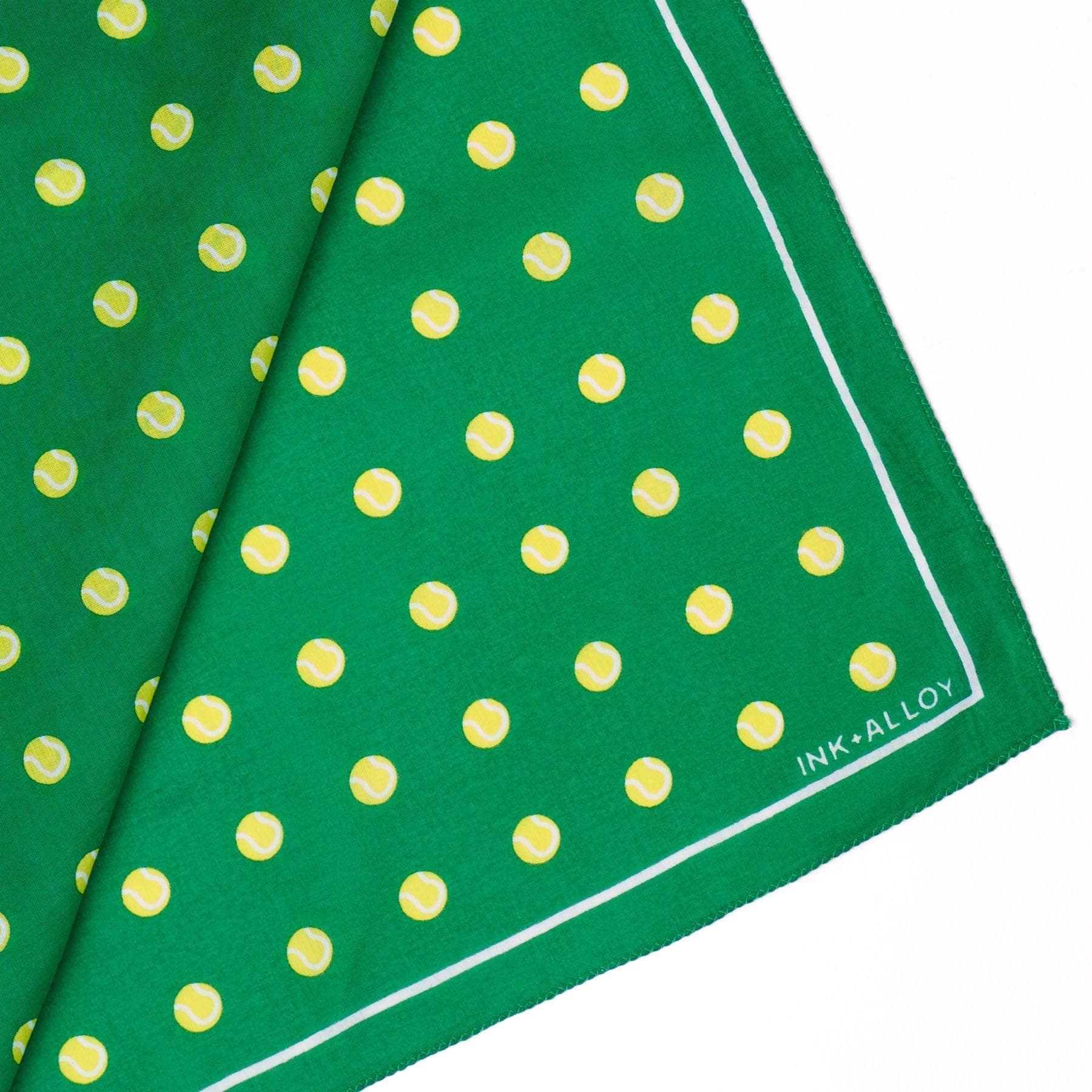 Tennis Ball Print Scarf - Box Turtle