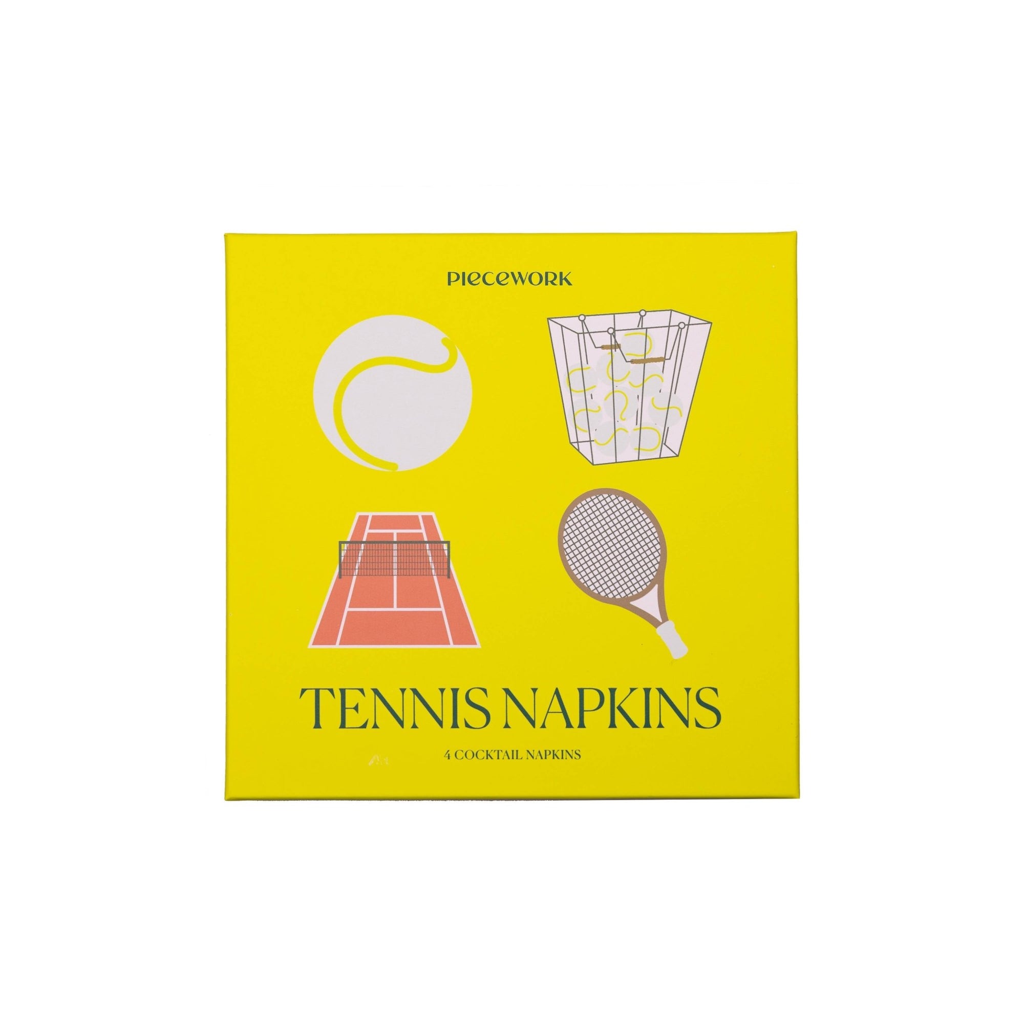 Tennis Cocktail Napkins - Box Turtle