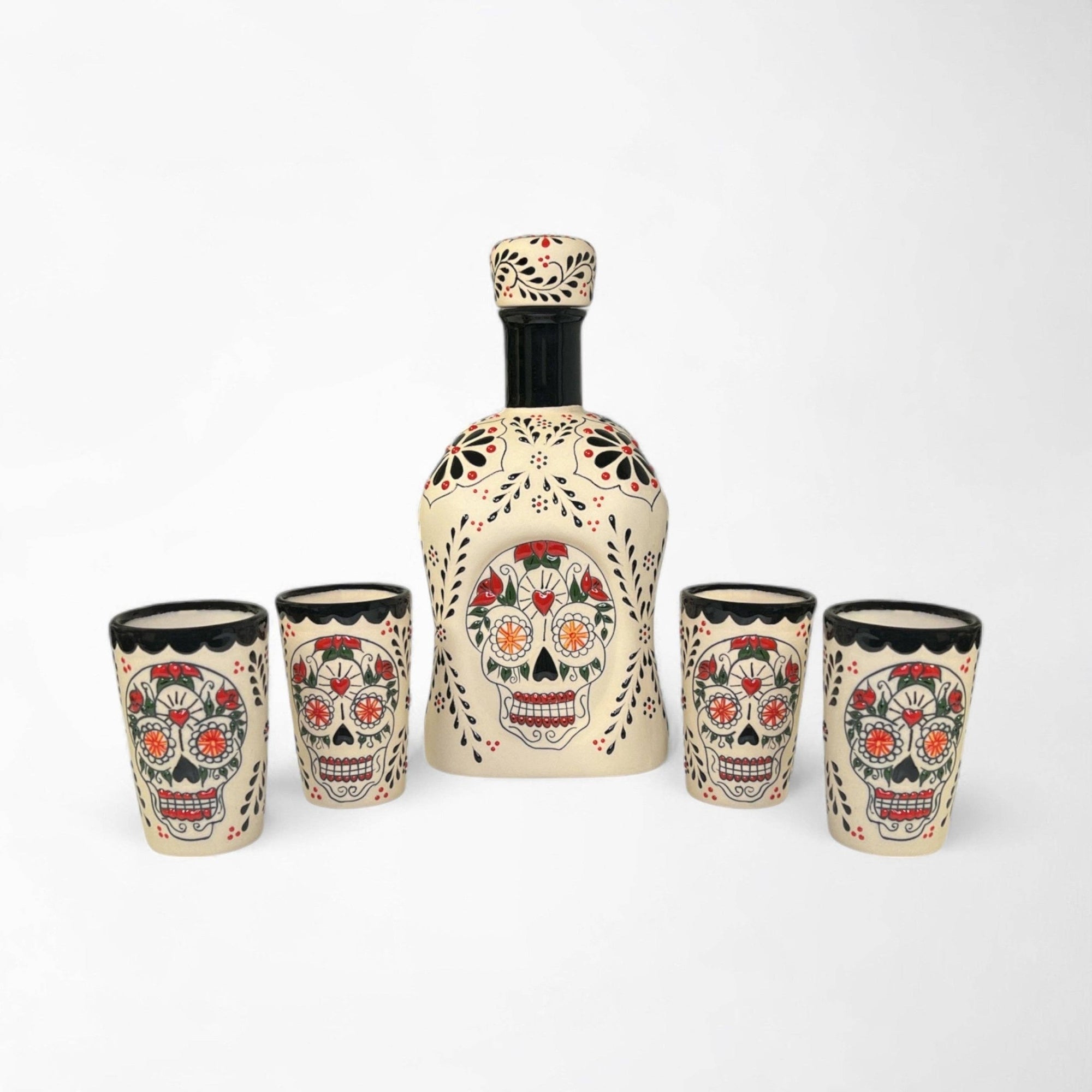 Tequila Decanter Set - Catrina - Box Turtle