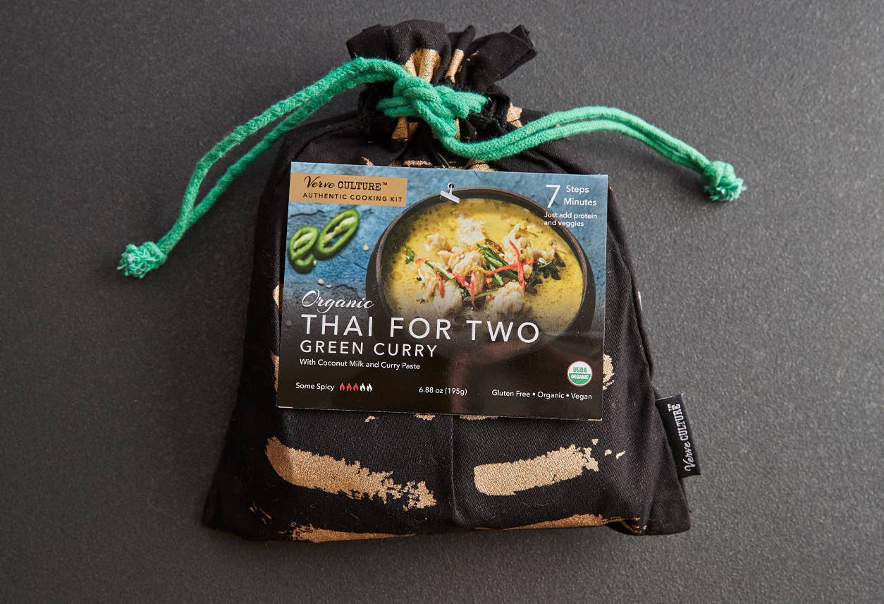 Thai for Two Cooking Kit - Organic Green Curry - Box Turtle