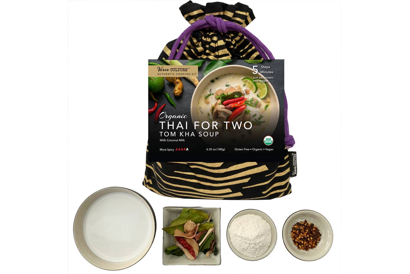 Thai for Two Cooking Kit - Organic Tom Kha Soup - Box Turtle