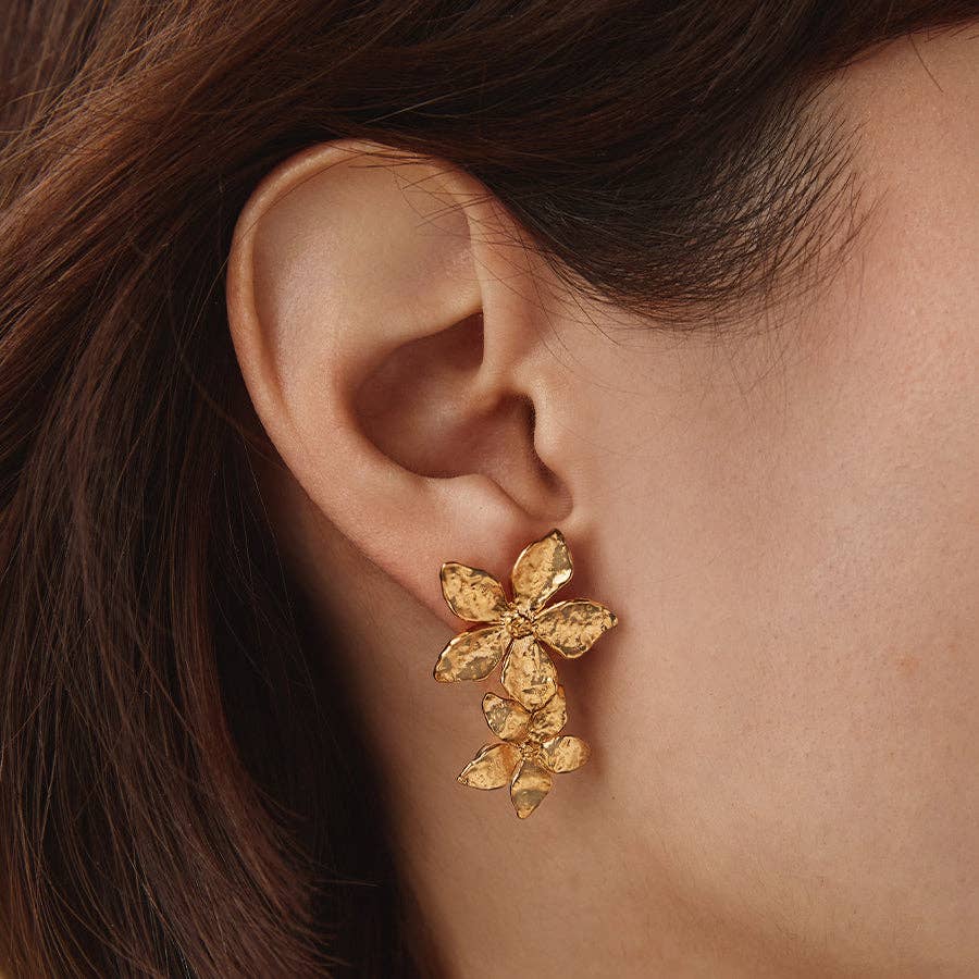 Thalla Earrings - Box Turtle