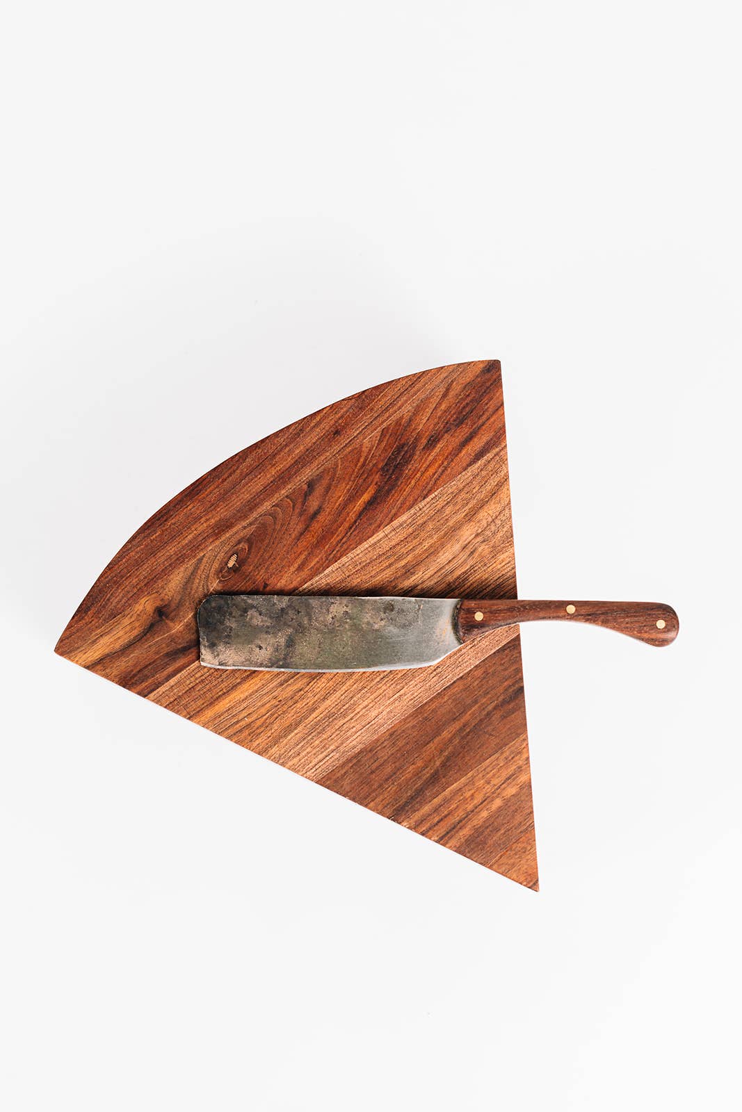 The Cheese Block with Hand - Forged Knife - Box Turtle