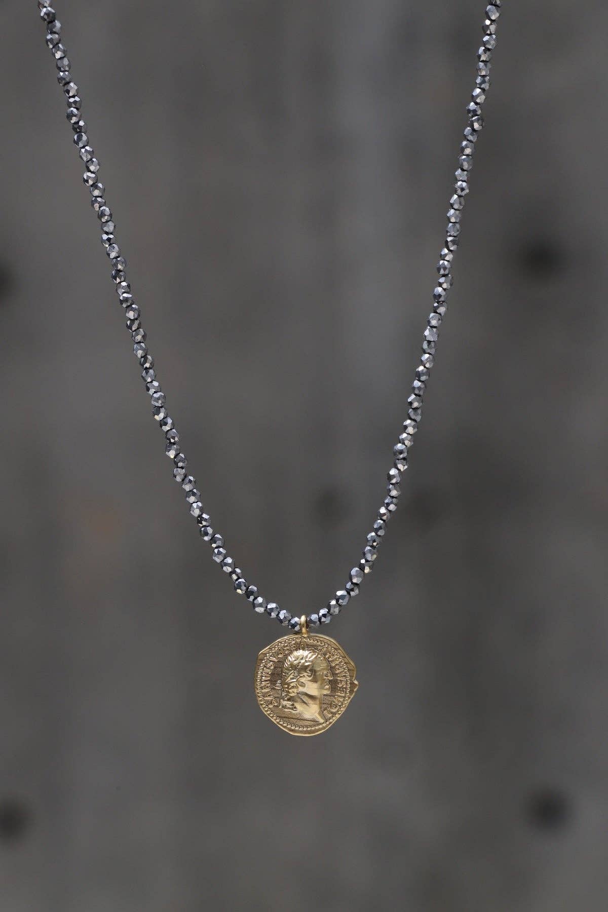 The Gilded Coin Necklace - Box Turtle