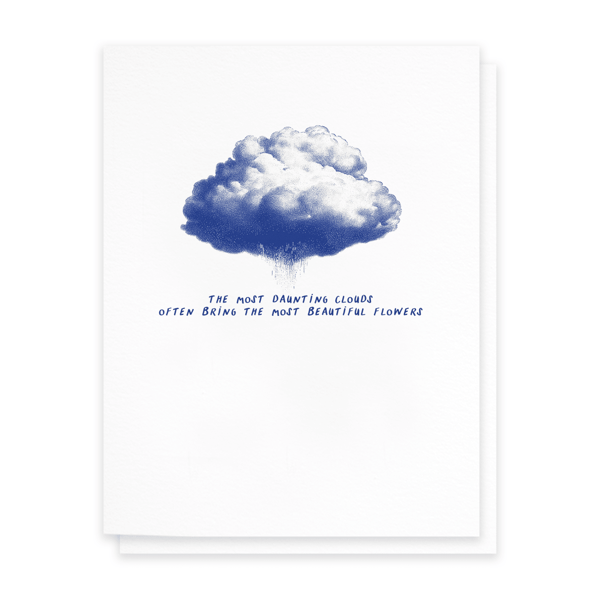 The Most Daunting Clouds, Encouragement Greeting Card - Box Turtle