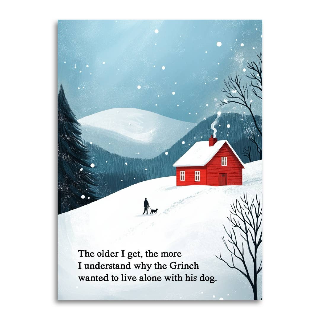 The Older I Get Dog Christmas Card - Box Turtle