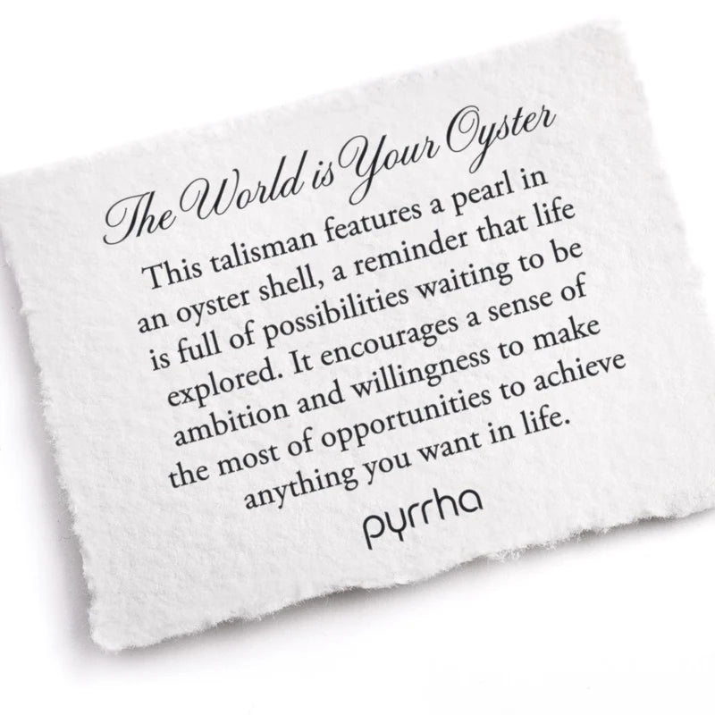 The World is Your Oyster