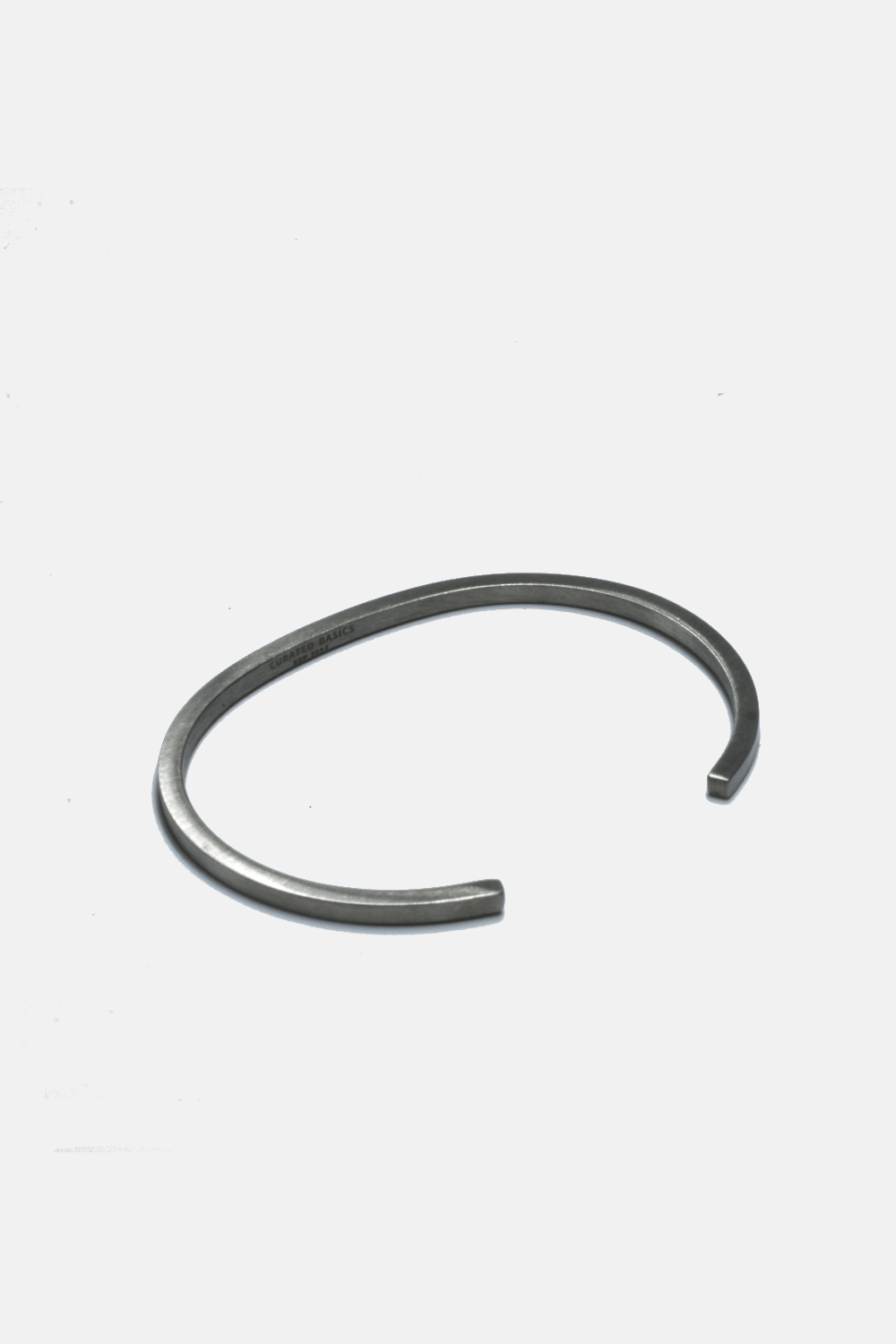 Thin Steel Cuff - Box Turtle