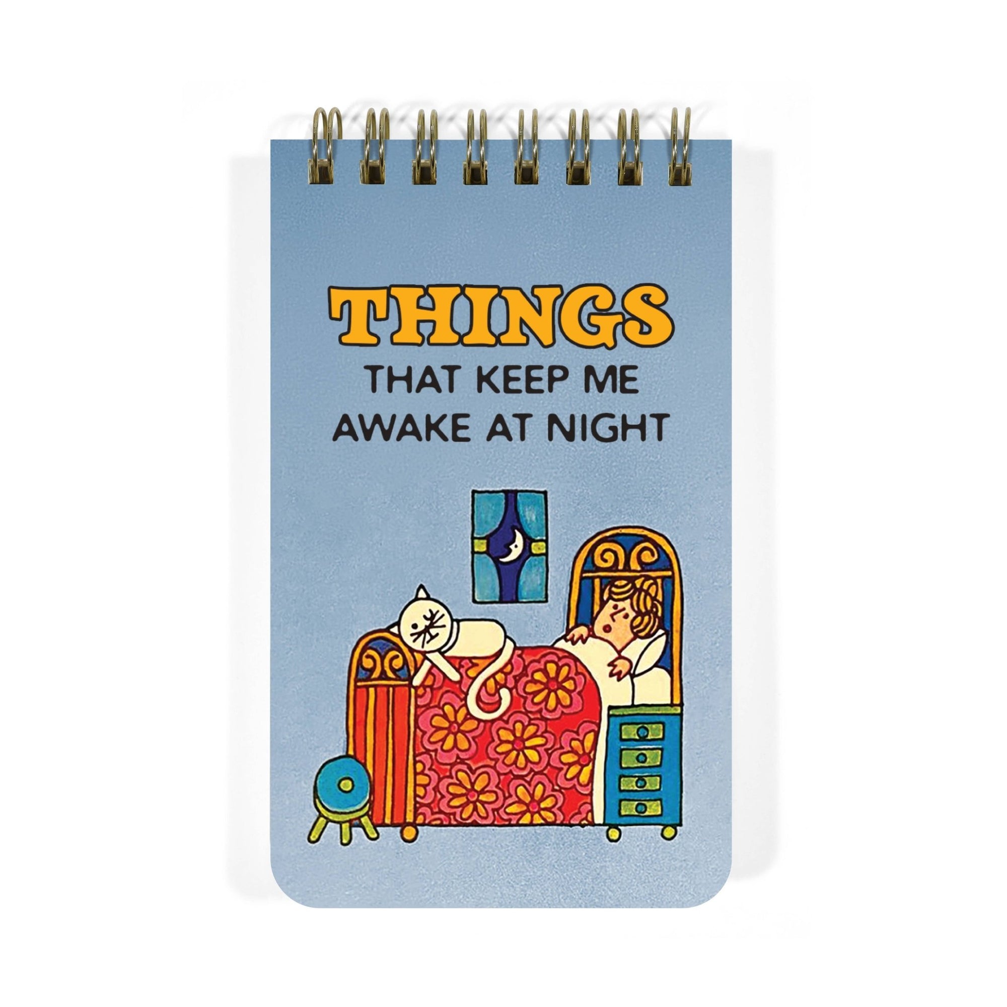 Things That Keep Me Awake at Night Notepad - Box Turtle