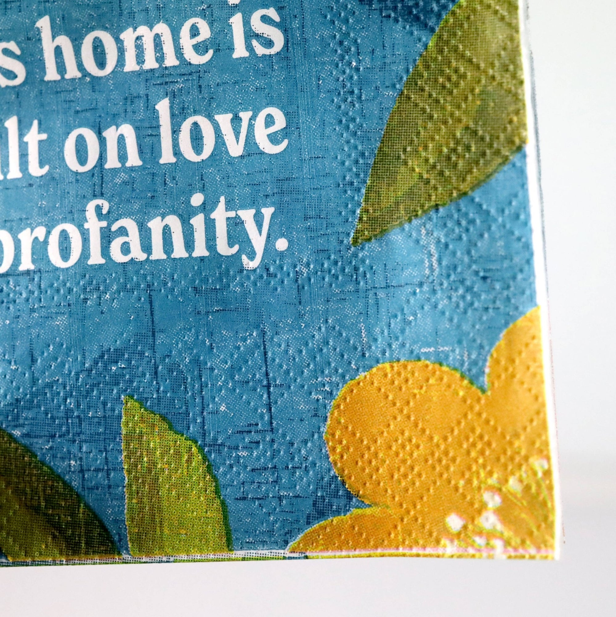 This Home Is Built on Love &amp; Profanity - Cocktail Napkins - Box Turtle