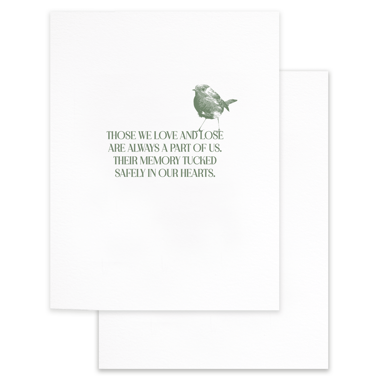 Those We Love, Sympathy Greeting Card - Box Turtle