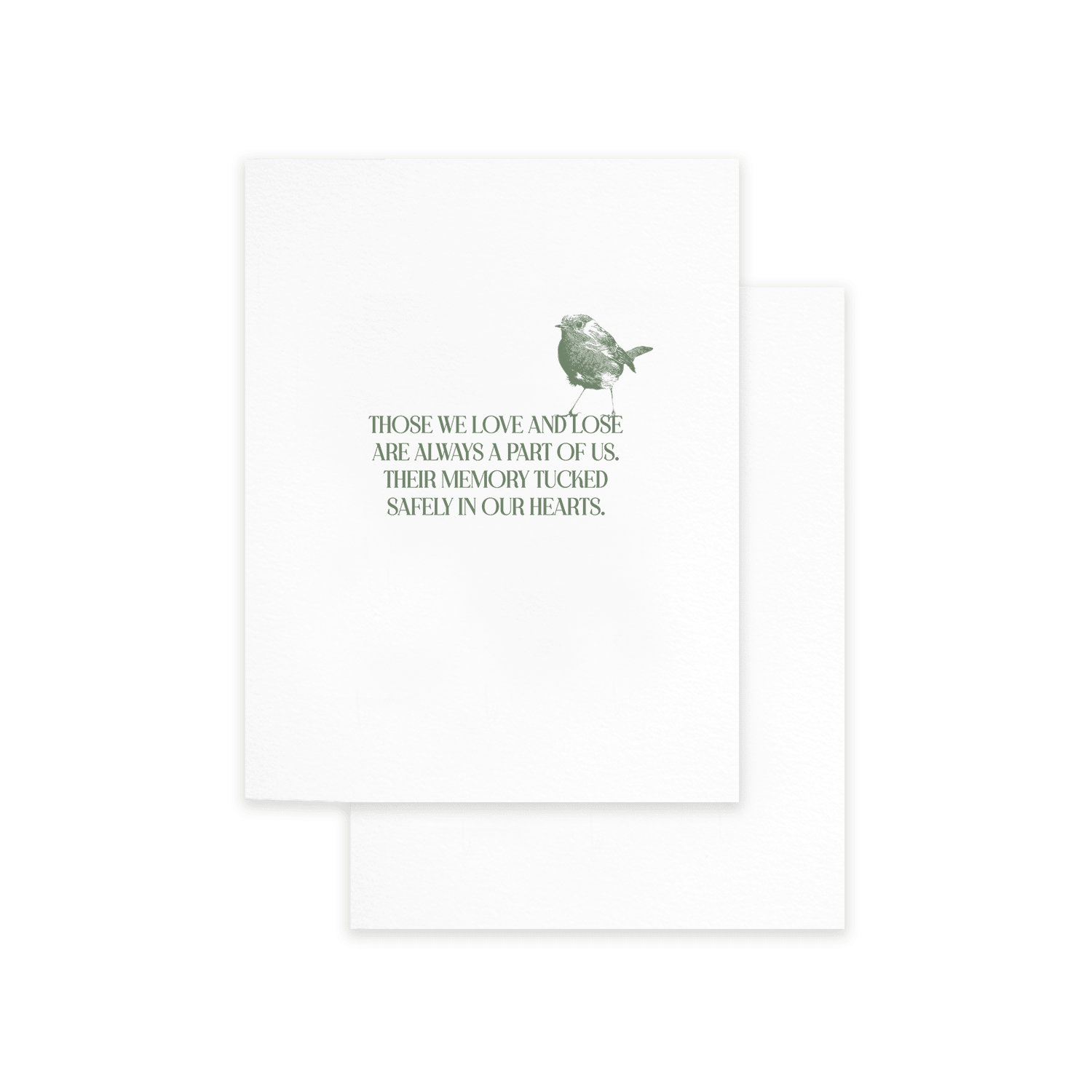 Those We Love, Sympathy Greeting Card - Box Turtle