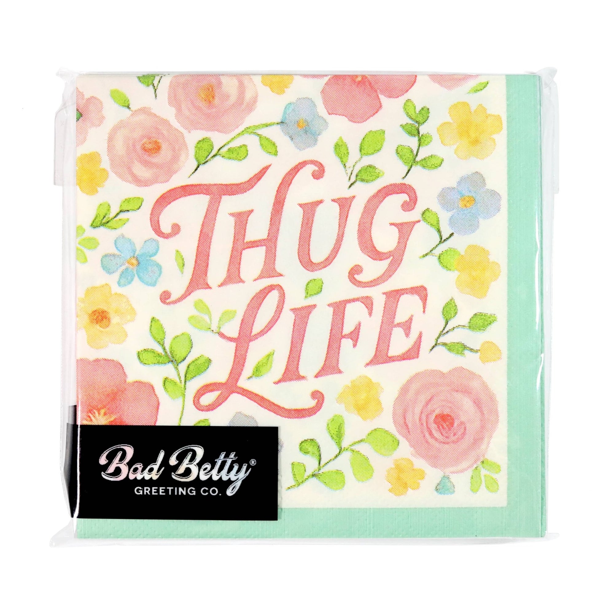 Thug Life - Funny Granny Cocktail Napkins - Box Turtle