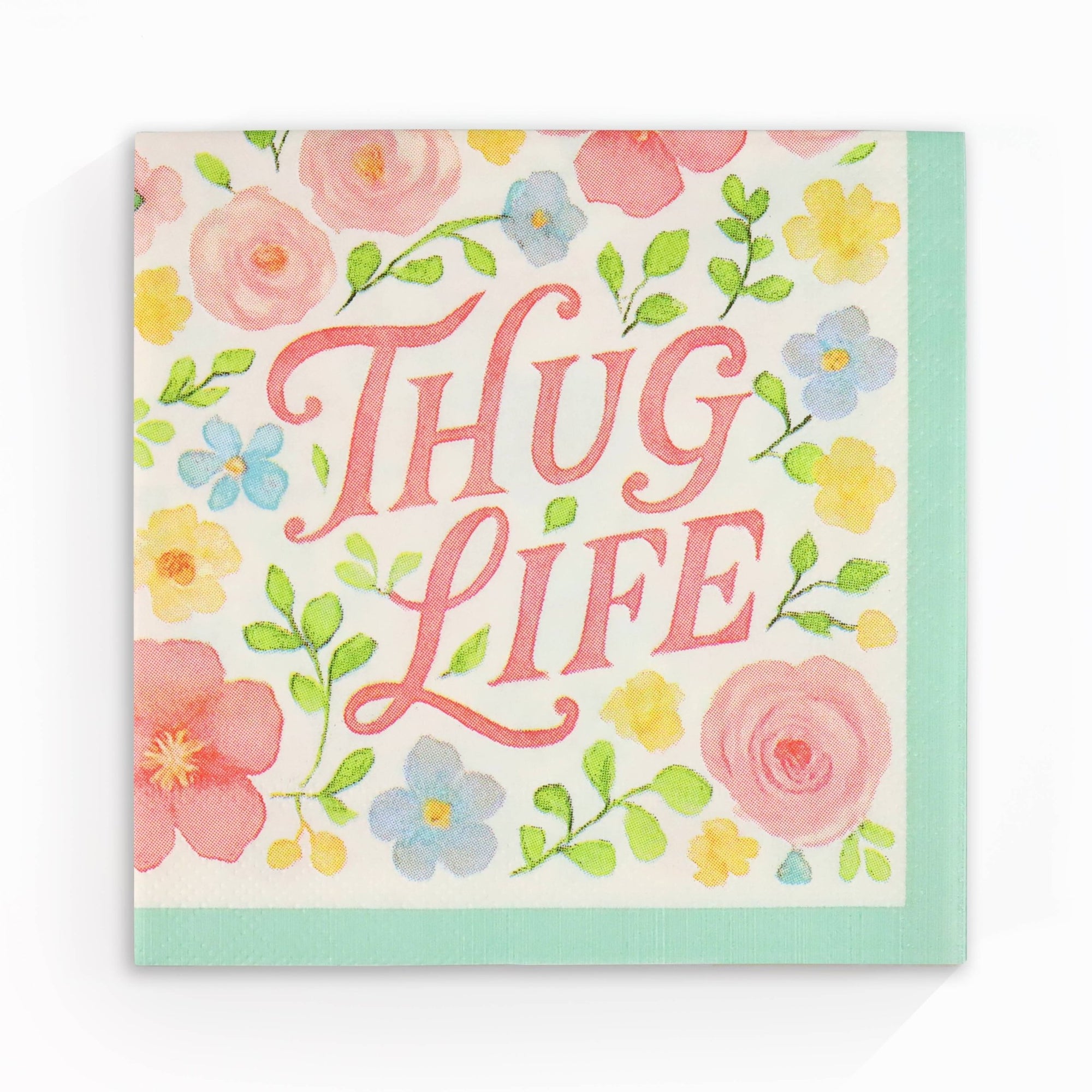 Thug Life - Funny Granny Cocktail Napkins - Box Turtle