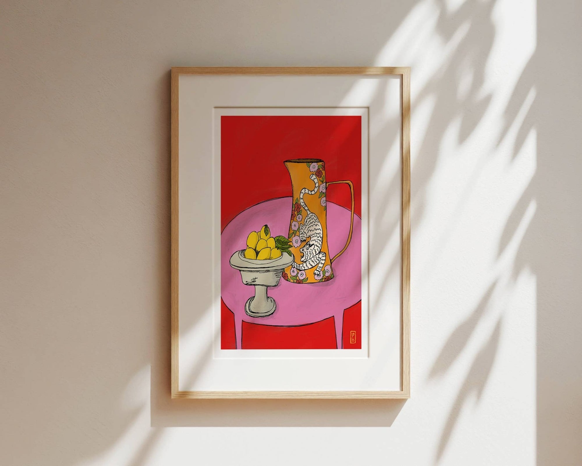 Tiger Pitcher Giclée Print - Box Turtle