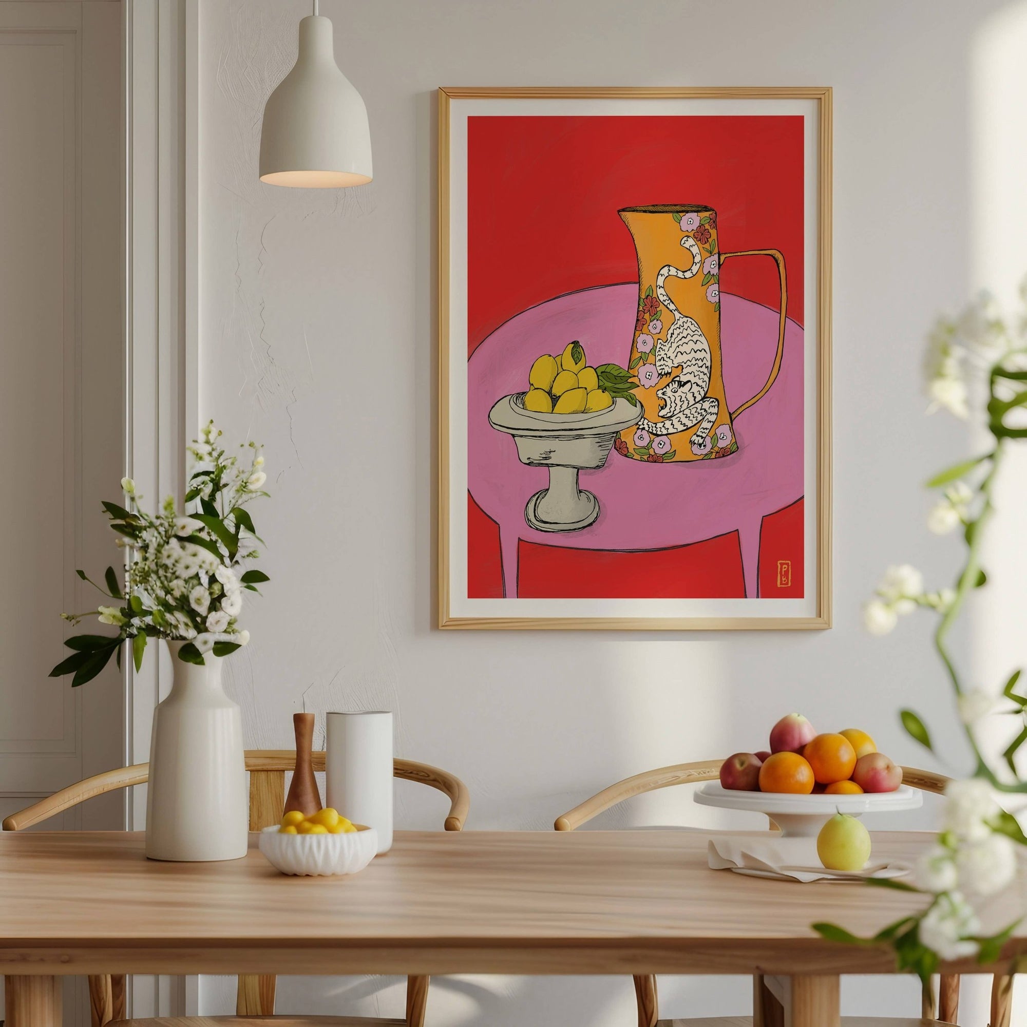 Tiger Pitcher Giclée Print - Box Turtle