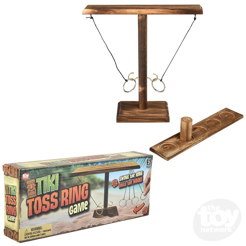 Tiki Toss Wooden Tabletop Game - Box Turtle