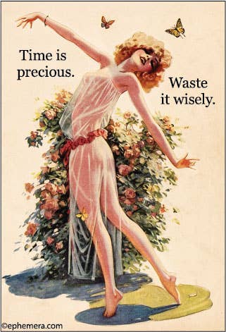 Time is precious. Waste it wisely. - Box Turtle