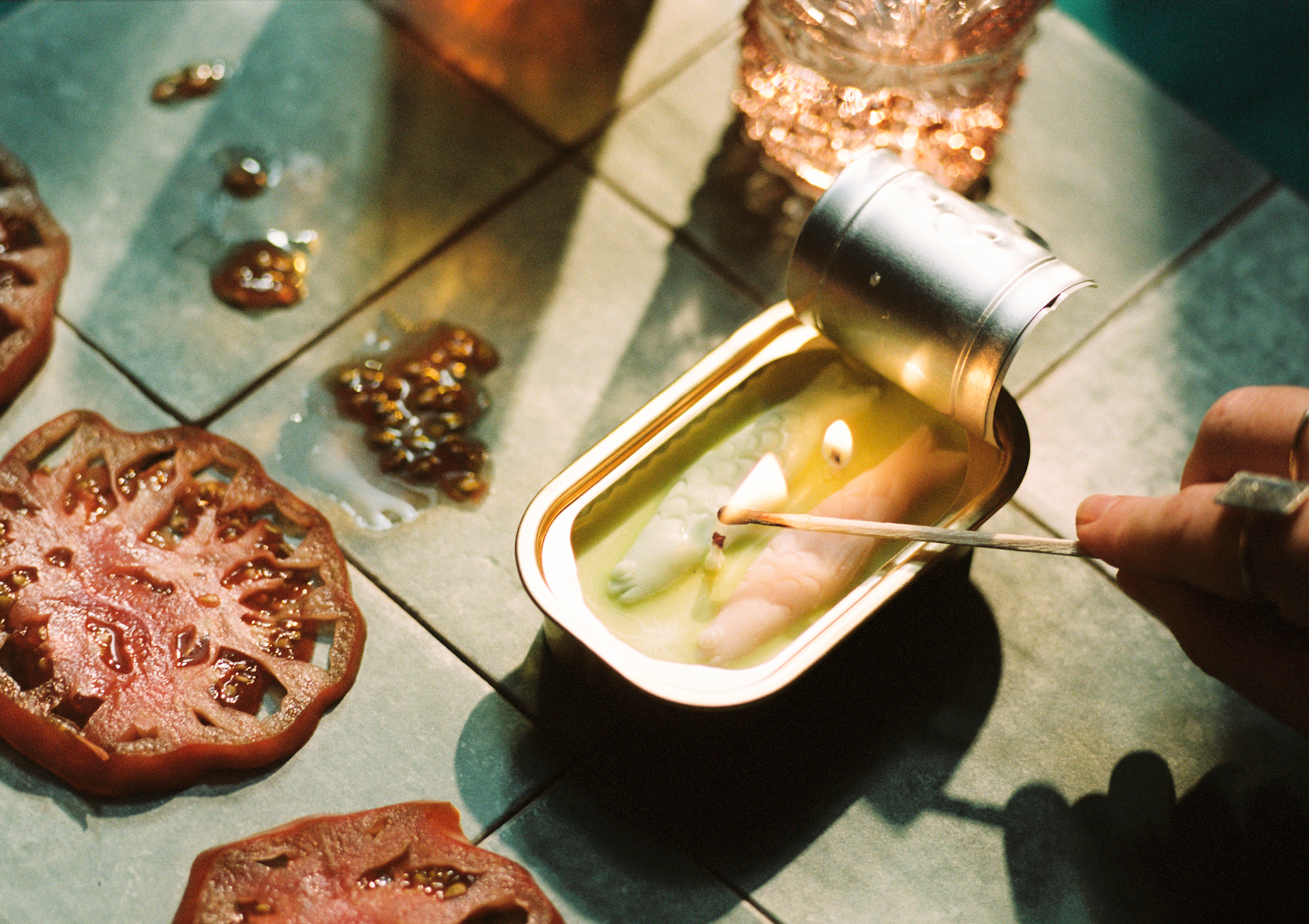 Tinned Fish Candle - Olive Oil and Sea Salt - Box Turtle