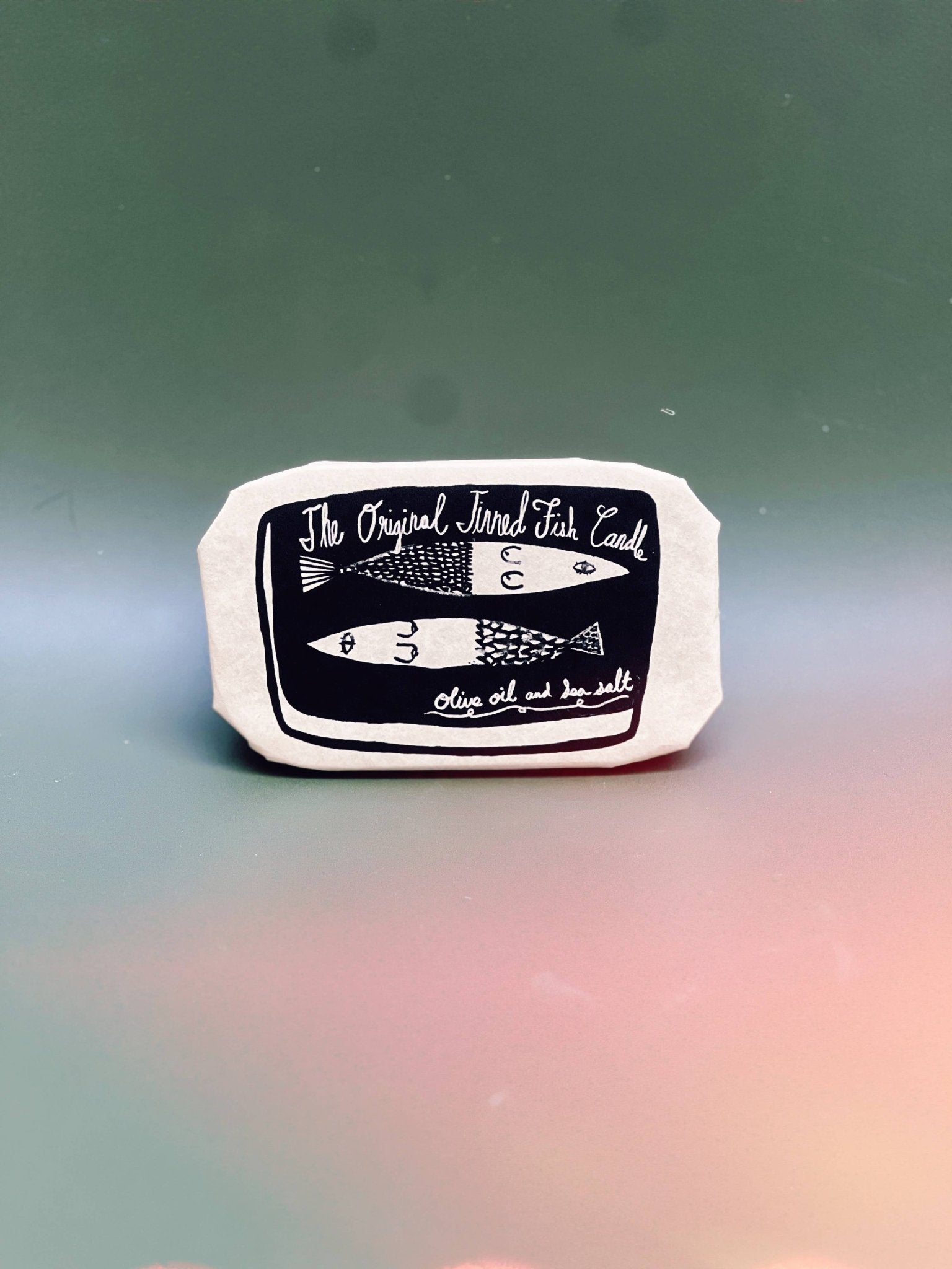 Tinned Fish Candle - Olive Oil and Sea Salt - Box Turtle