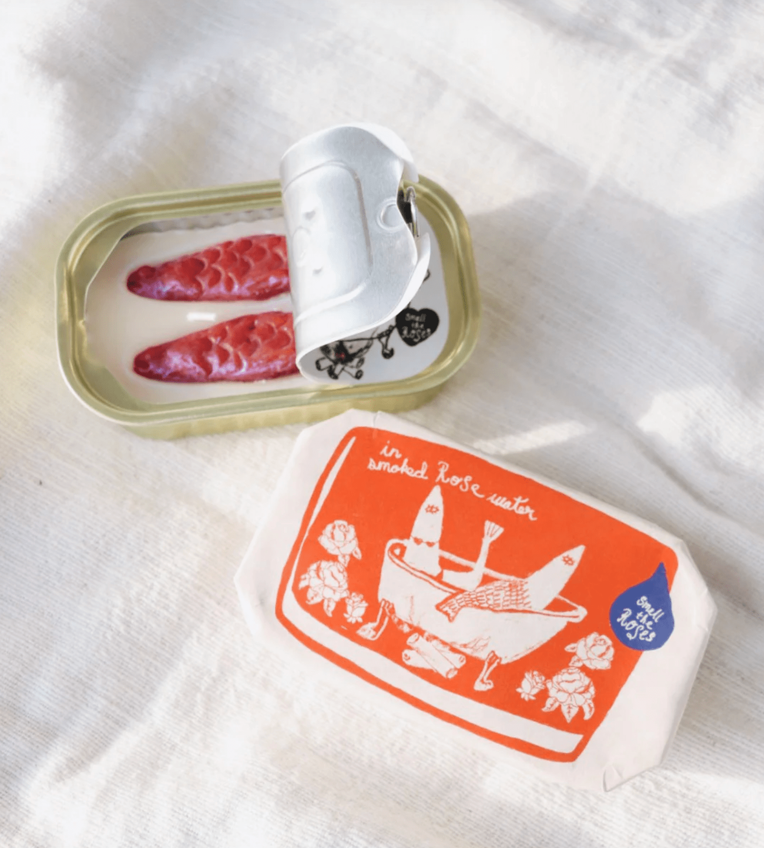 Tinned Fish Candle - Smoked Rose Water - Box Turtle