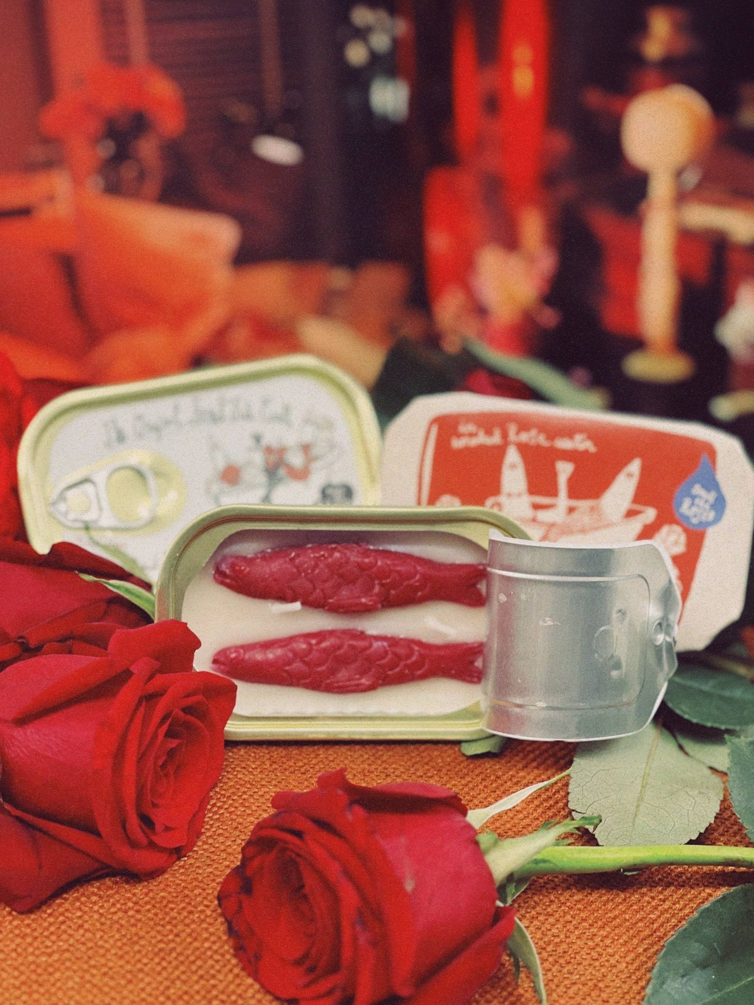 Tinned Fish Candle - Smoked Rose Water - Box Turtle