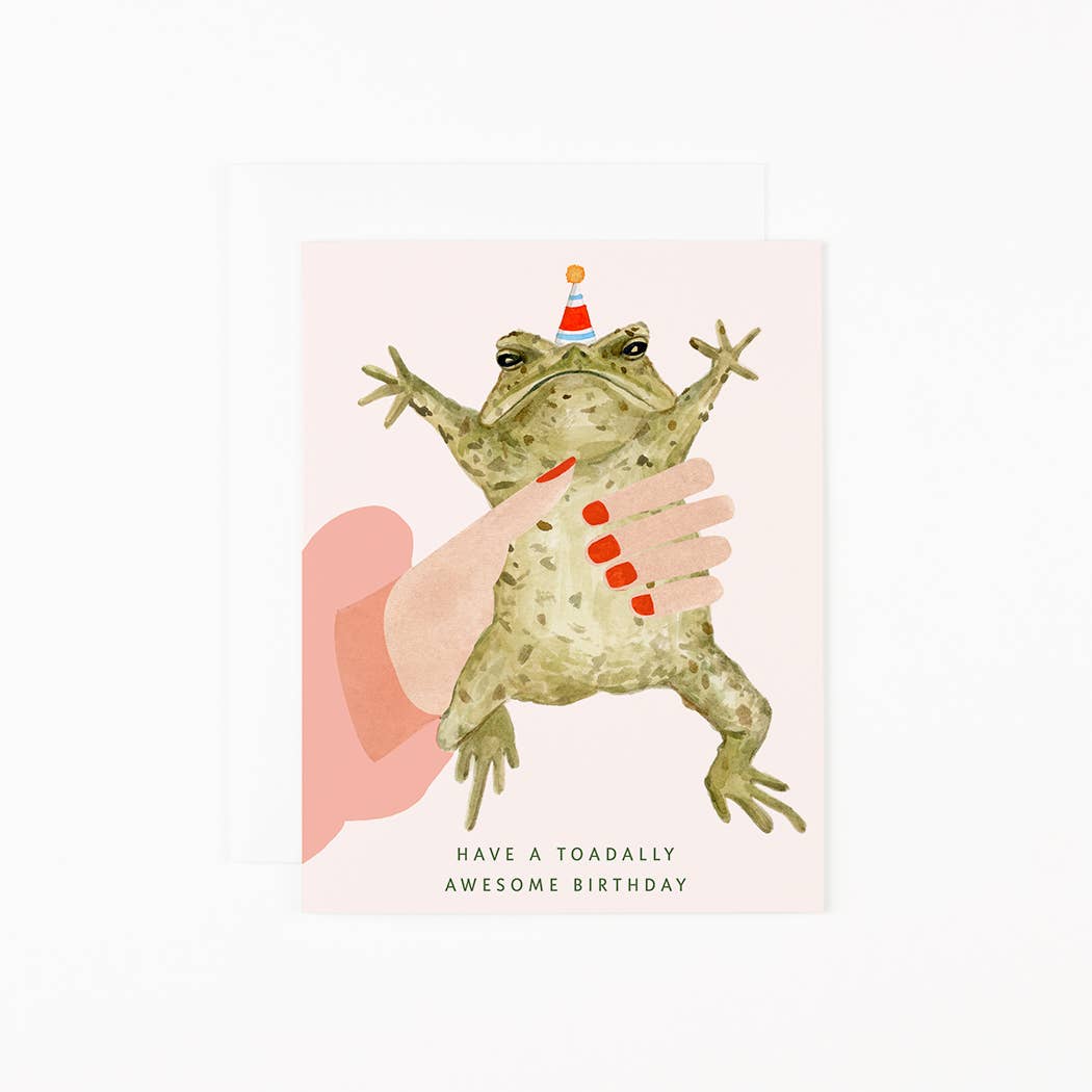 Toadally Awesome Birthday - Box Turtle