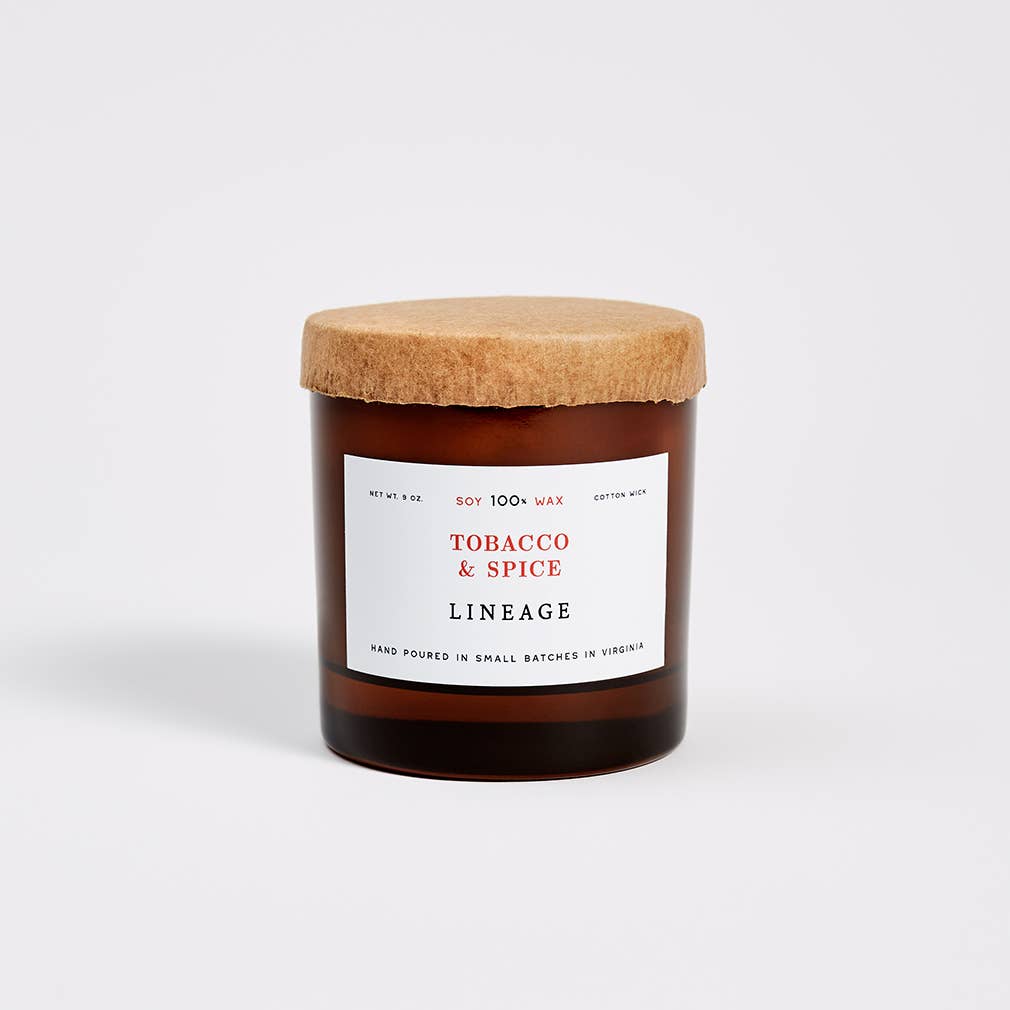 Tobacco & Spice Candle - Box Turtle
