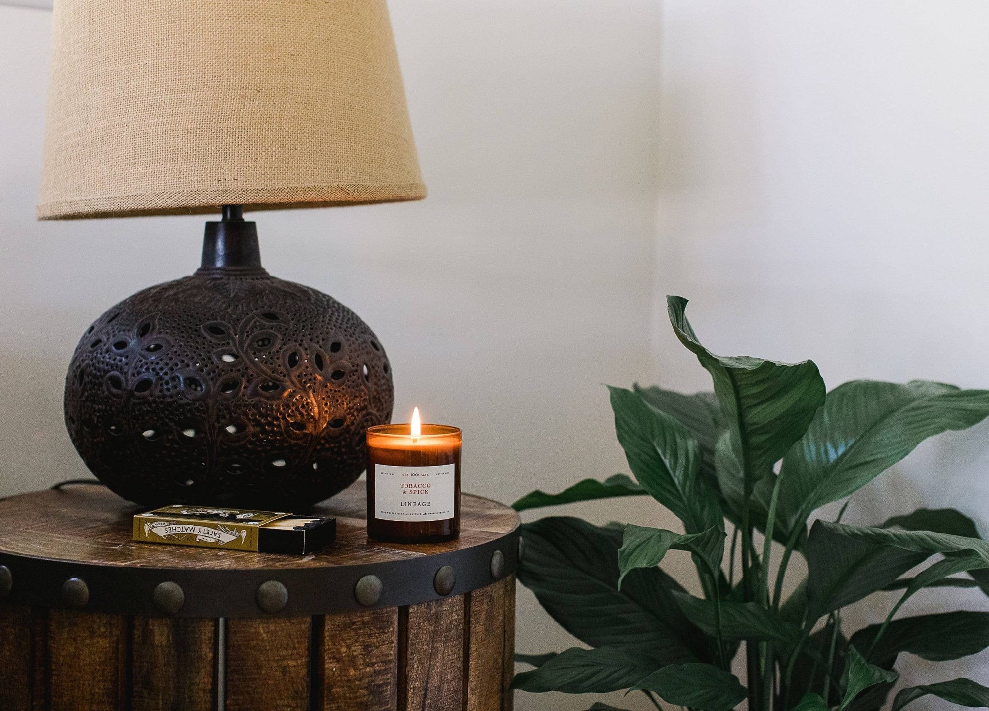 Tobacco & Spice Candle - Box Turtle