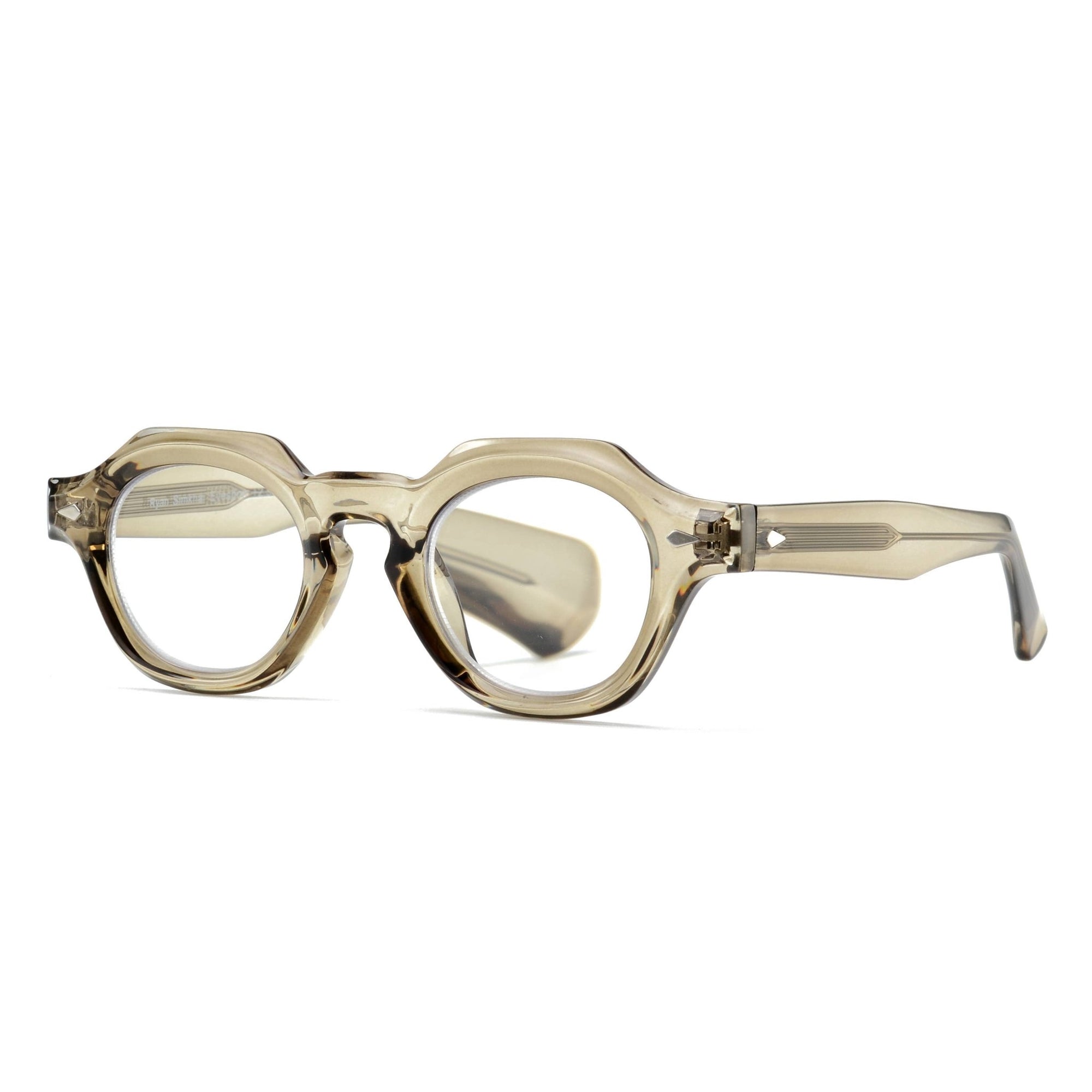 Toby Transparent Olive Green Glasses - Box Turtle