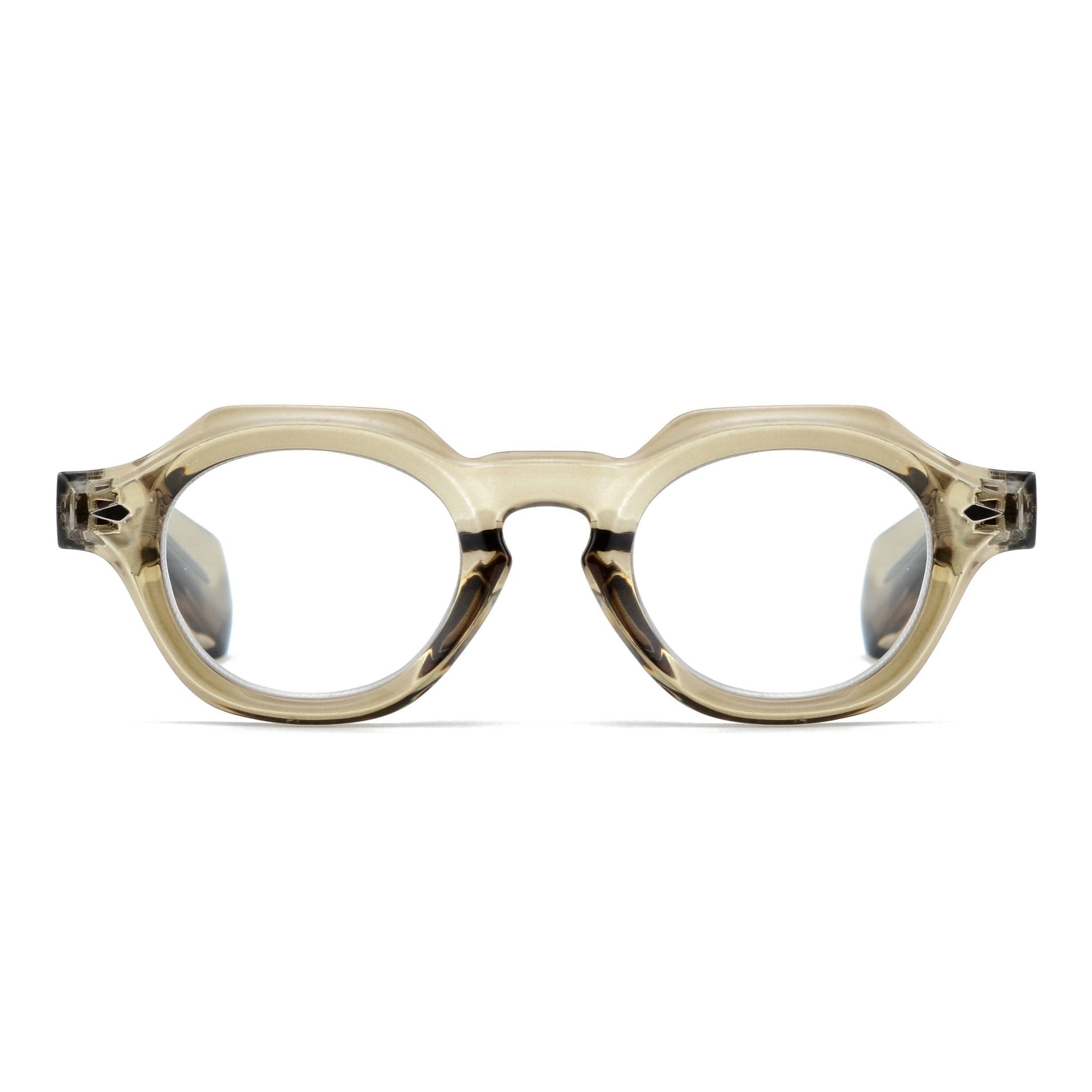 Toby Transparent Olive Green Glasses - Box Turtle