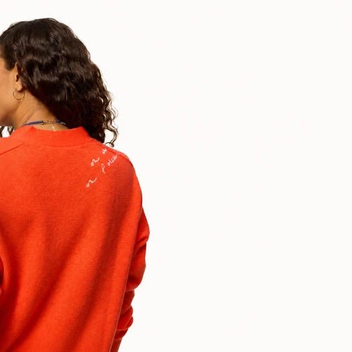 Tomato Whisper Featherweight Cardigan - Box Turtle