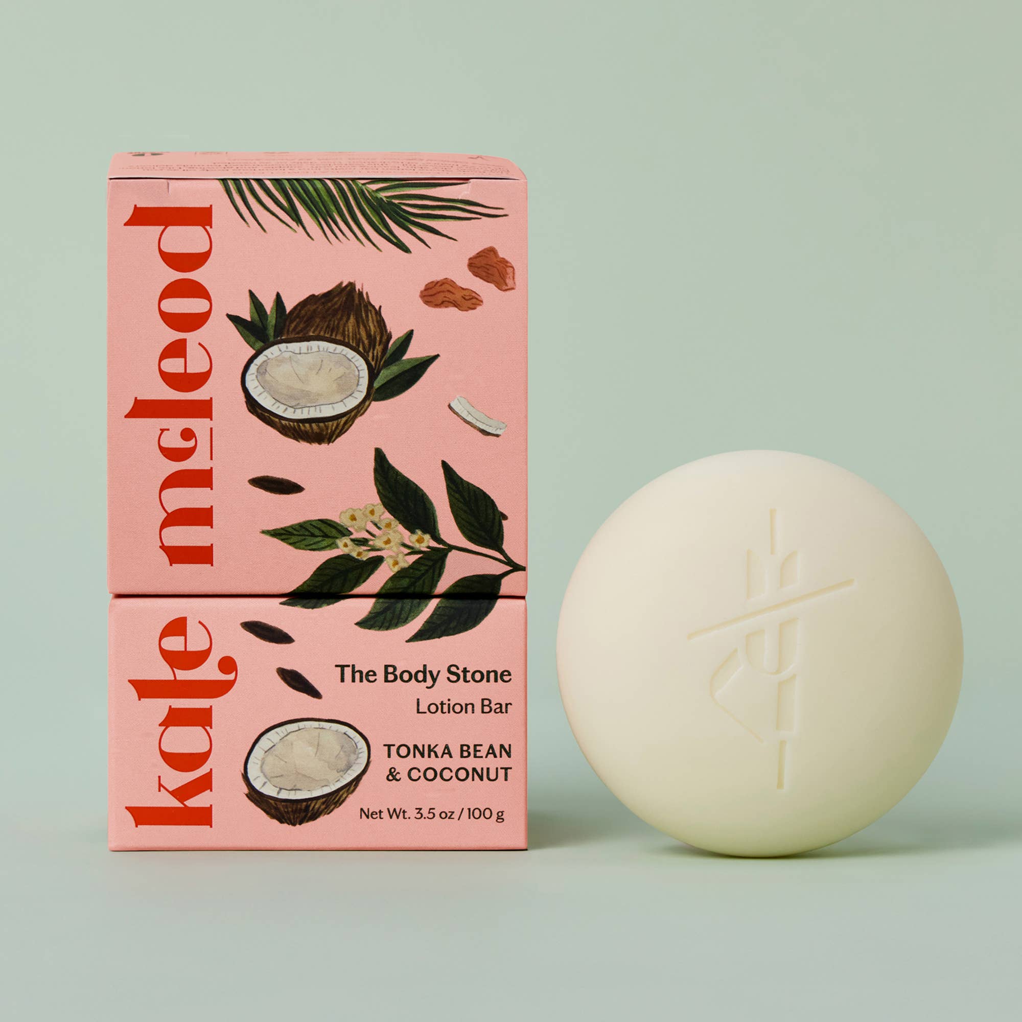 Tonka Bean & Coconut - Lotion Bar - Box Turtle
