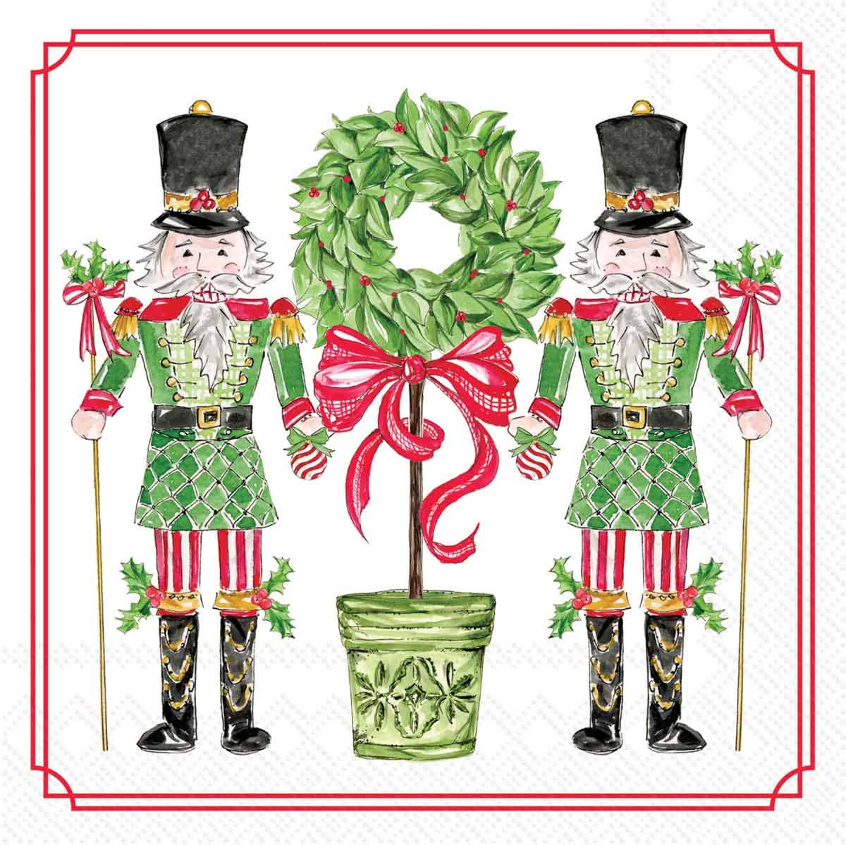 Traditional Tidings Rosanne Beck Paper Napkin - Box Turtle
