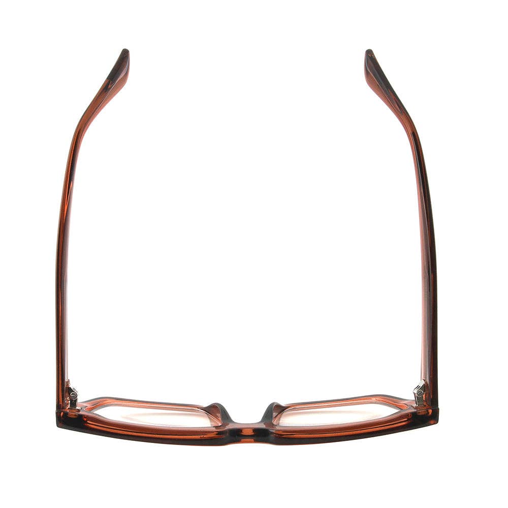 Transparent Brick ULLA Blue Light Glasses - Box Turtle