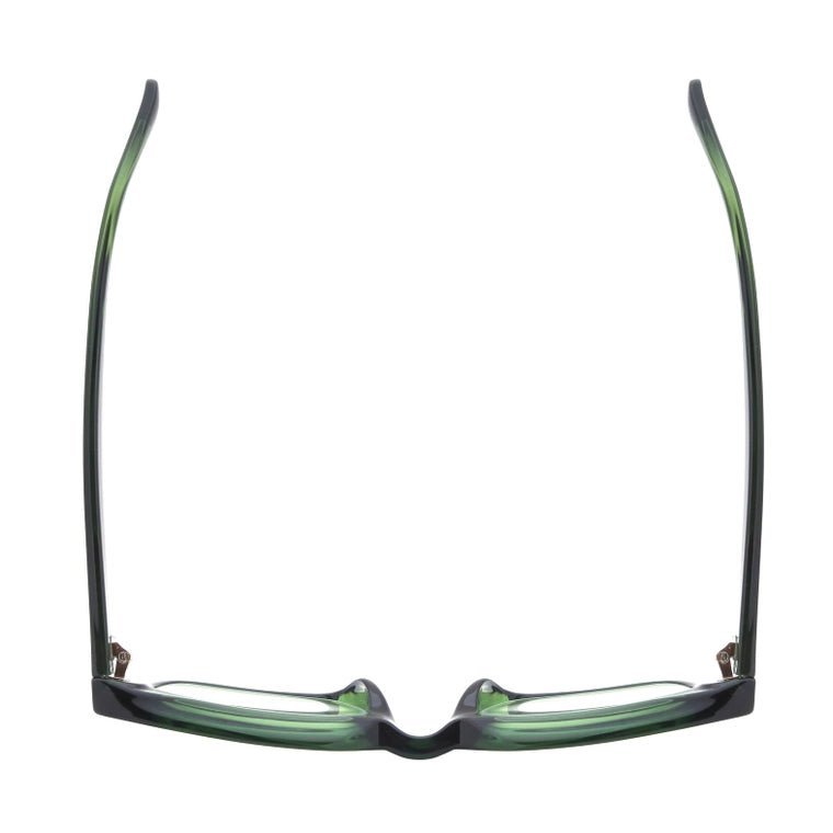 Transparent Green Sophie Blue Light Glasses - Box Turtle