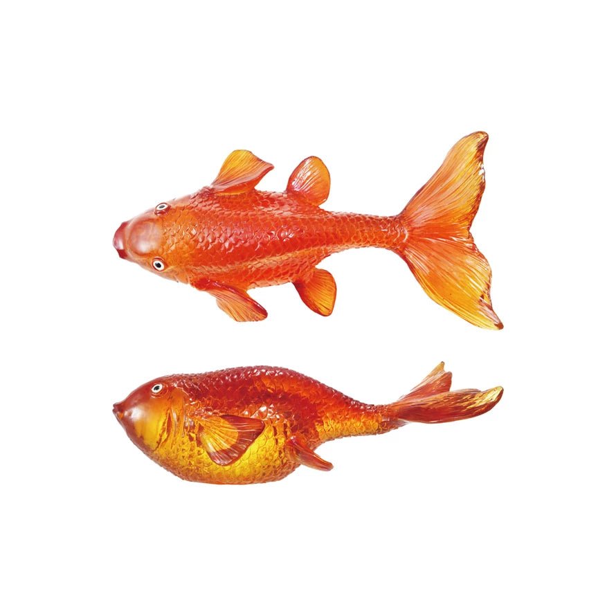 Transparent Resin Goldfish - Box Turtle