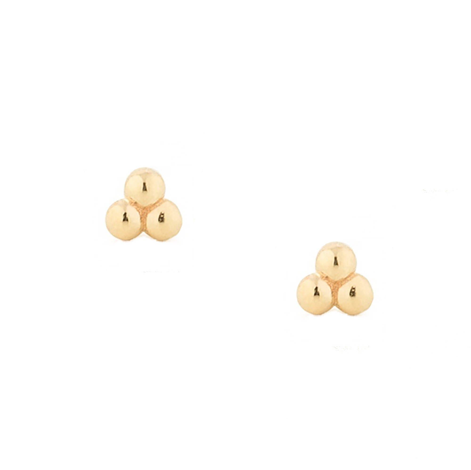 Trinity Ball Studs - Box Turtle