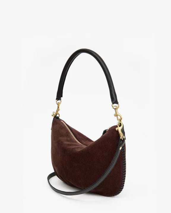 Truffle Suede Petit Moyen Messenger Bag - Box Turtle