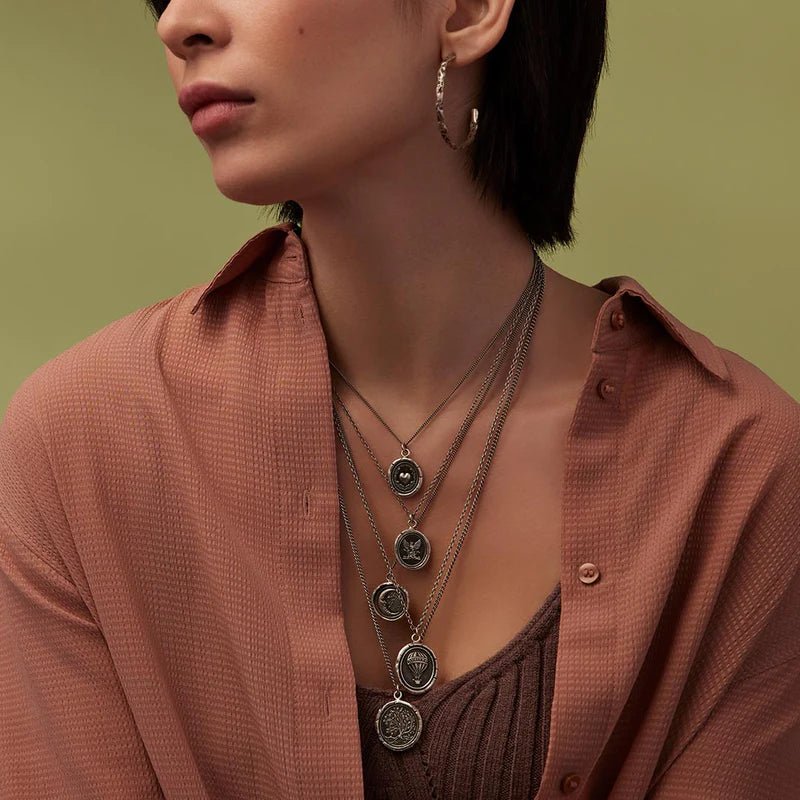 Trust the Universe Necklace - Box Turtle