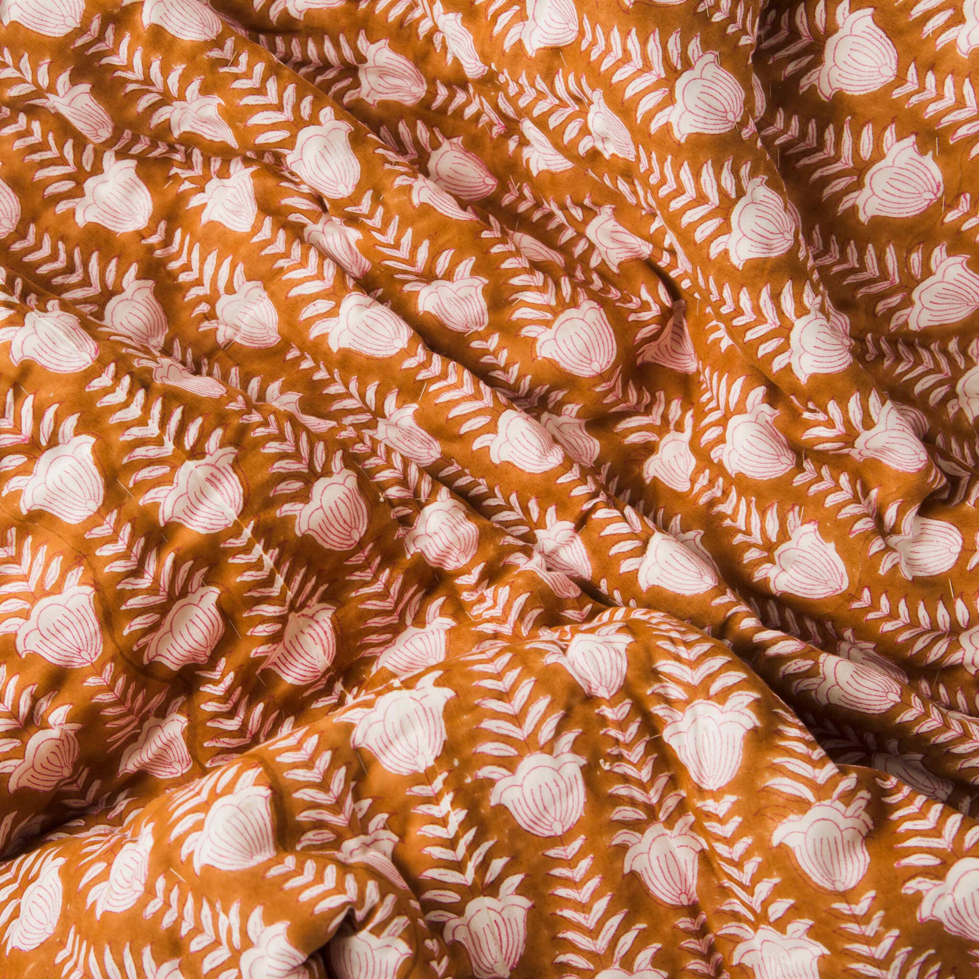 Tulip Cotton Handcrafted Throw - Box Turtle