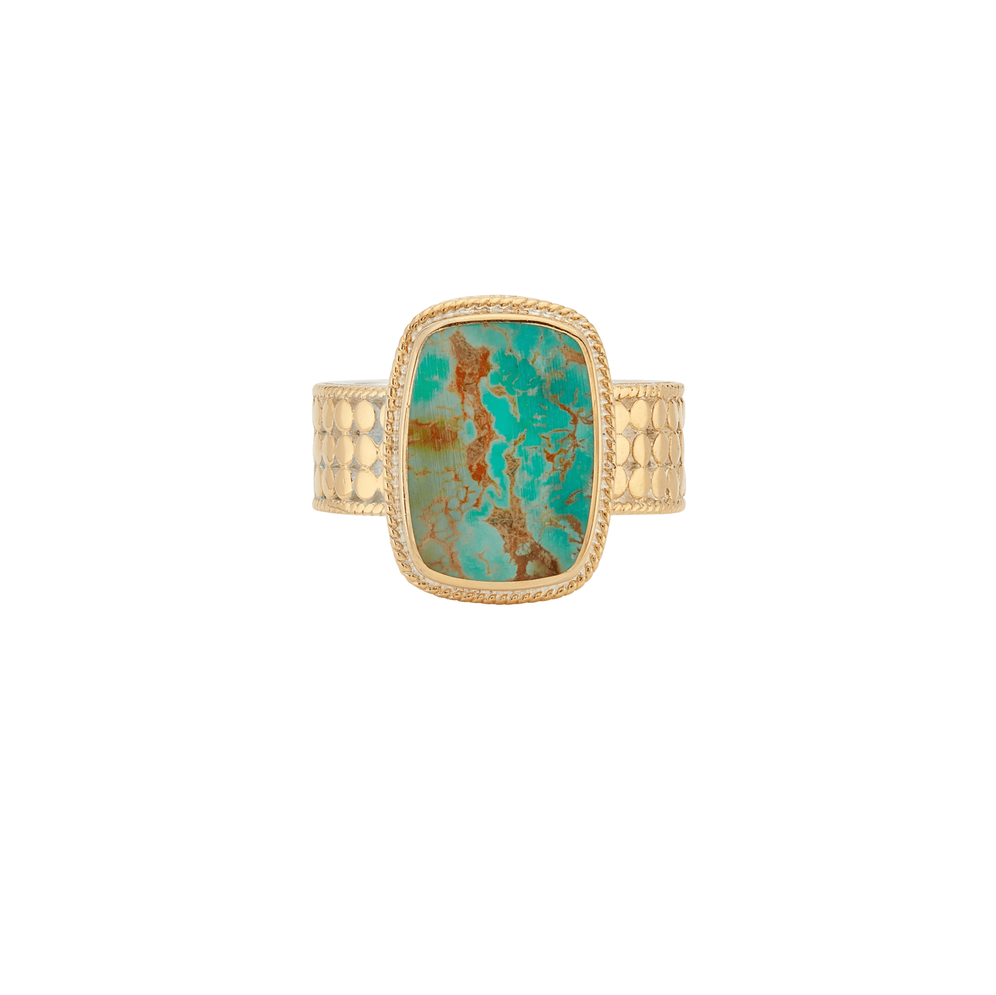 Turquesa Cushion Ring - Box Turtle