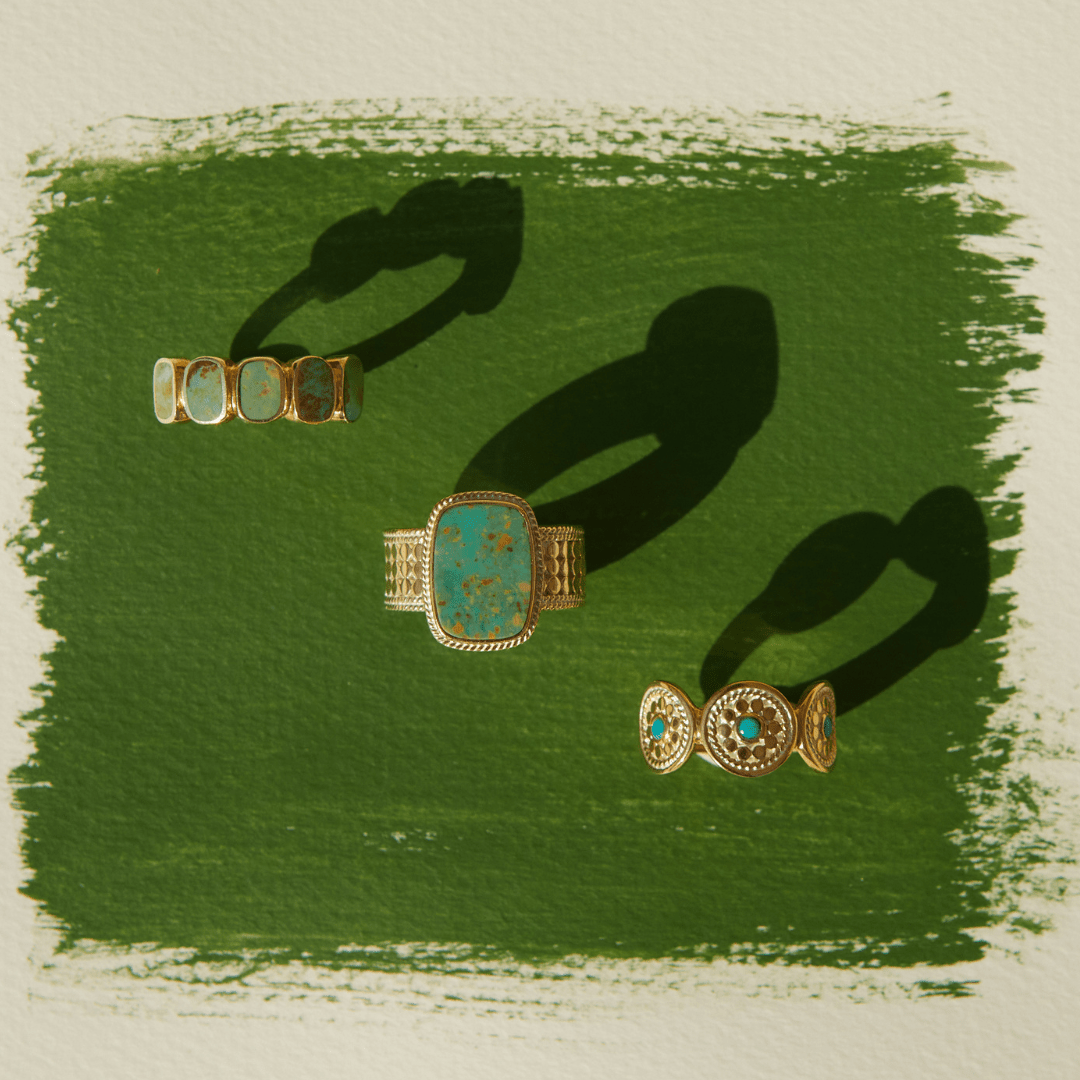 Turquesa Cushion Ring - Box Turtle
