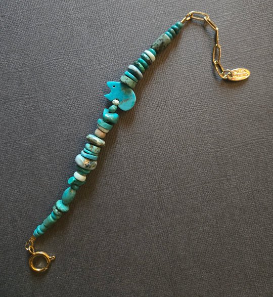 Turquoise Bracelet - Box Turtle