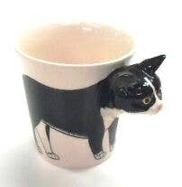 Tuxedo Cat Mug - Box Turtle