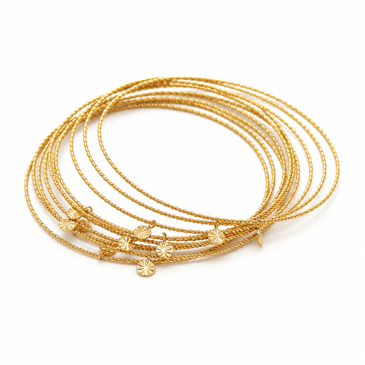 Twisted Gold Bracelet - Box Turtle